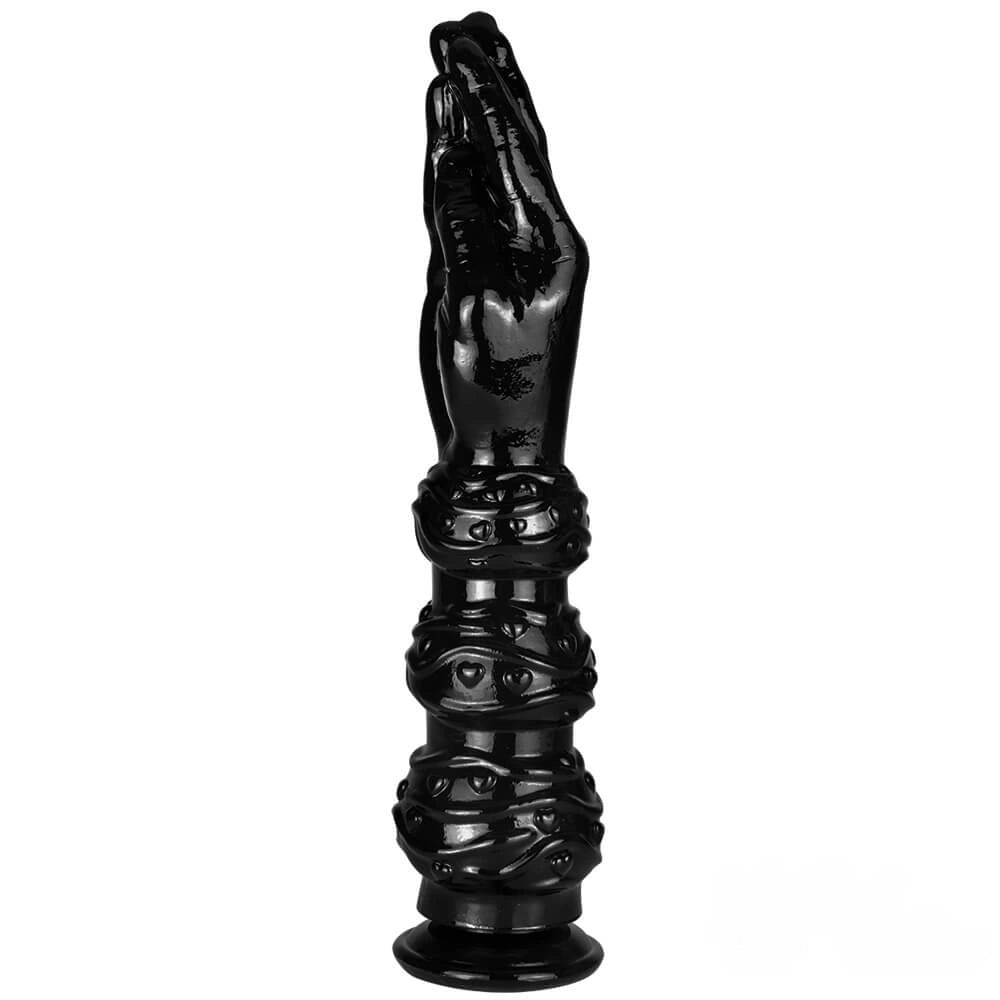 14.17in Real Lifelike Thick Big Black Hands Dildo With Fist For Sex