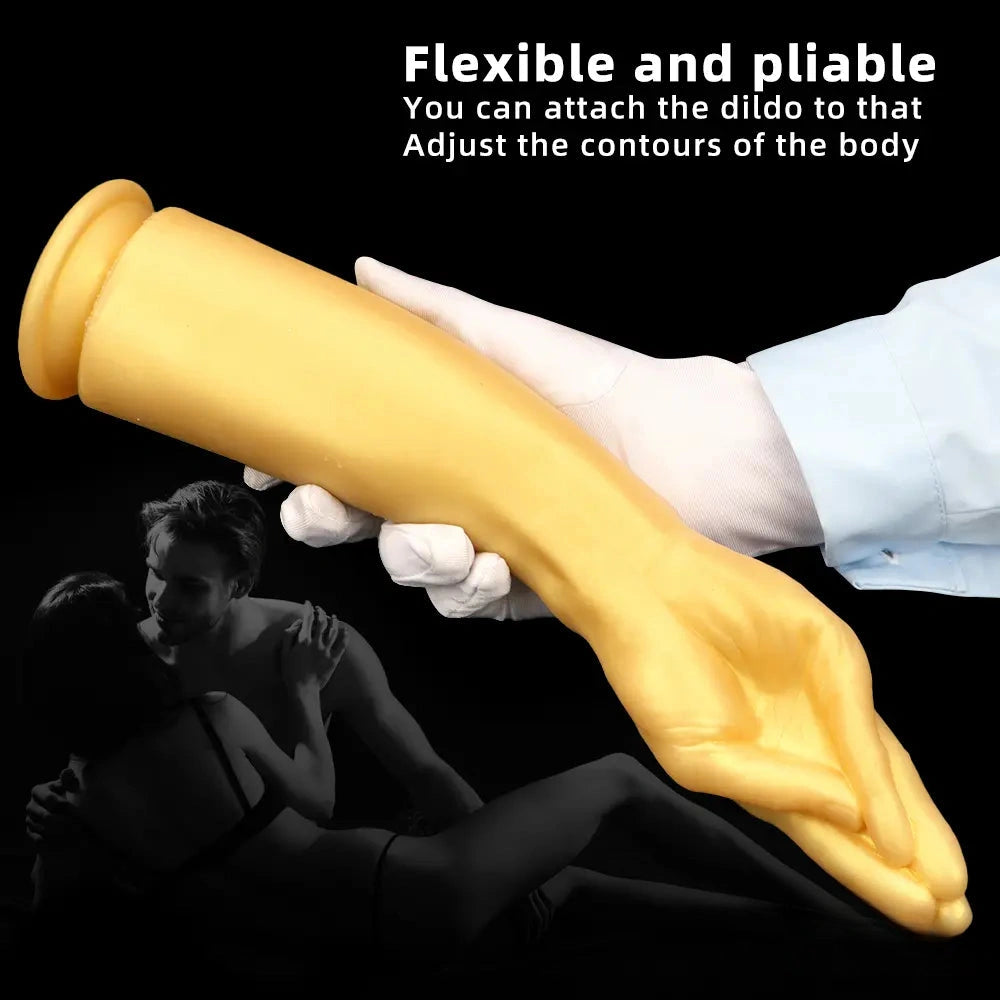 14.17in Super Big Long Soft BDSM Hands Dildo For Fisting Masturbation