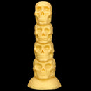 14.37in Premium Large Soft Long Fantasy Silicone Scary Skull Dildo