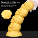 14.37in Premium Large Soft Long Fantasy Silicone Scary Skull Dildo