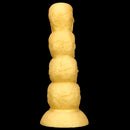 14.37in Premium Large Soft Long Fantasy Silicone Scary Skull Dildo