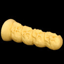 14.37in Premium Large Soft Long Fantasy Silicone Scary Skull Dildo