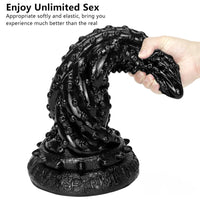 14.37in Super Thick Huge Dildo Fantasy Penis Sex Toy With Sucker