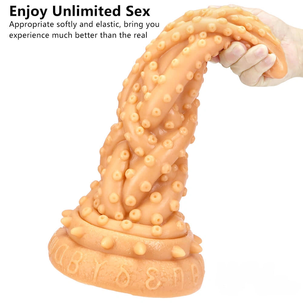14.37in Super Thick Huge Dildo Fantasy Penis Sex Toy With Sucker