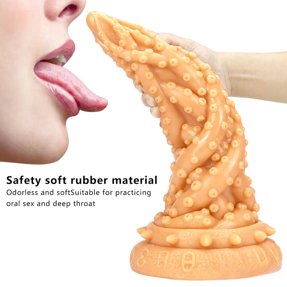14.37in Super Thick Huge Dildo Fantasy Penis Sex Toy With Sucker