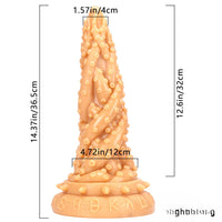 14.37in Super Thick Huge Dildo Fantasy Penis Sex Toy With Sucker