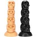 14.37in Thick Huge Dildo Odd Fantasy Skull Dildo Sex Toy For Anal Sex