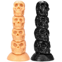 14.37in Thick Huge Dildo Odd Fantasy Skull Dildo Sex Toy For Anal Sex