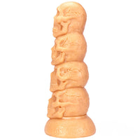 14.37in Thick Huge Dildo Odd Fantasy Skull Dildo Sex Toy For Anal Sex