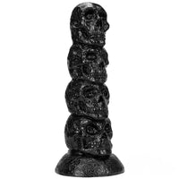 14.37in Thick Huge Dildo Odd Fantasy Skull Dildo Sex Toy For Anal Sex