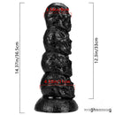 14.37in Thick Huge Dildo Odd Fantasy Skull Dildo Sex Toy For Anal Sex