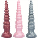 14.44in Silicone Ultra Long Threaded Deep Huge Thick Dildo For Anal Explore