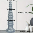 14.44in Silicone Ultra Long Threaded Deep Huge Thick Dildo For Anal Explore