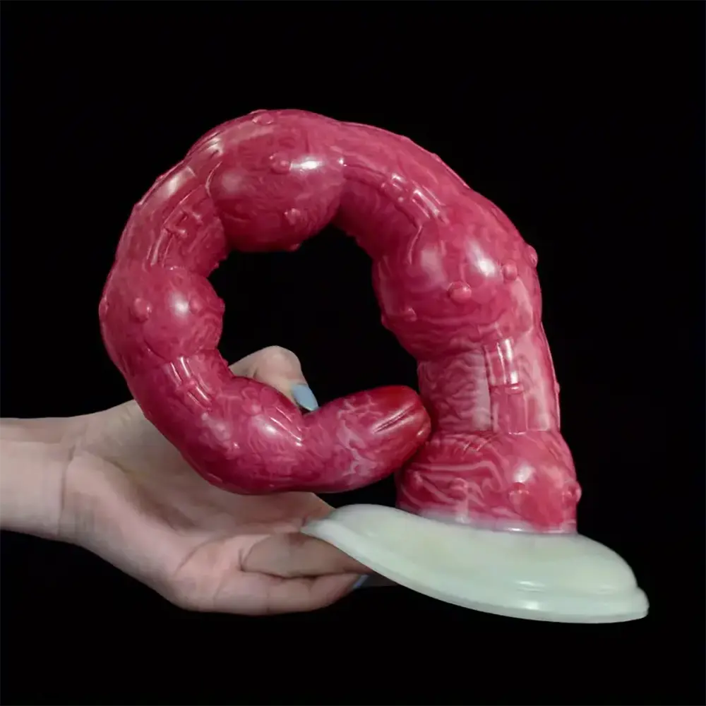 14.49in Super Long Huge Butt Plug Silicone Soft Beads Dildo For G-Spot
