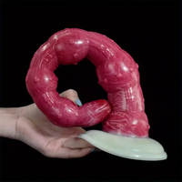 14.49in Super Long Huge Butt Plug Silicone Soft Beads Dildo For G-Spot