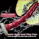 14.49in Super Long Huge Butt Plug Silicone Soft Beads Dildo For G-Spot