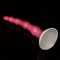 14.49in Super Long Huge Butt Plug Silicone Soft Beads Dildo For G-Spot