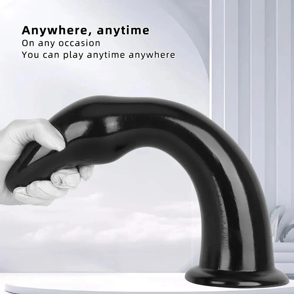 14.56in Big Long PVC Dildo Anal Plug Suction Cup For Hands-Free Play