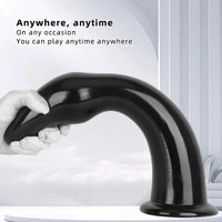 14.56in Big Long PVC Dildo Anal Plug Suction Cup For Hands-Free Play