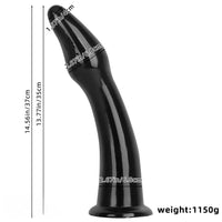 14.56in Big Long PVC Dildo Anal Plug Suction Cup For Hands-Free Play