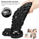14.56in Fantasy Big Thick Black Dildo For Vaginal Anal Sex Toy