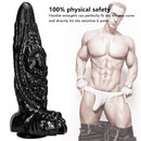 14.56in Fantasy Big Thick Black Dildo For Vaginal Anal Sex Toy