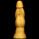 14.56in Gold Silicone Dragon Soft Big Long Realistic Design Thick Dildo