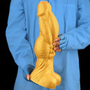 14.56in Gold Silicone Dragon Soft Big Long Realistic Design Thick Dildo