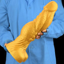 14.56in Gold Silicone Dragon Soft Big Long Realistic Design Thick Dildo