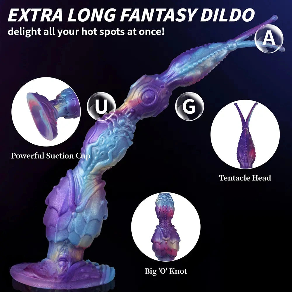 14.56in Huge Long Fantasy Monster Dildo Highquality Silicone Soft Cock