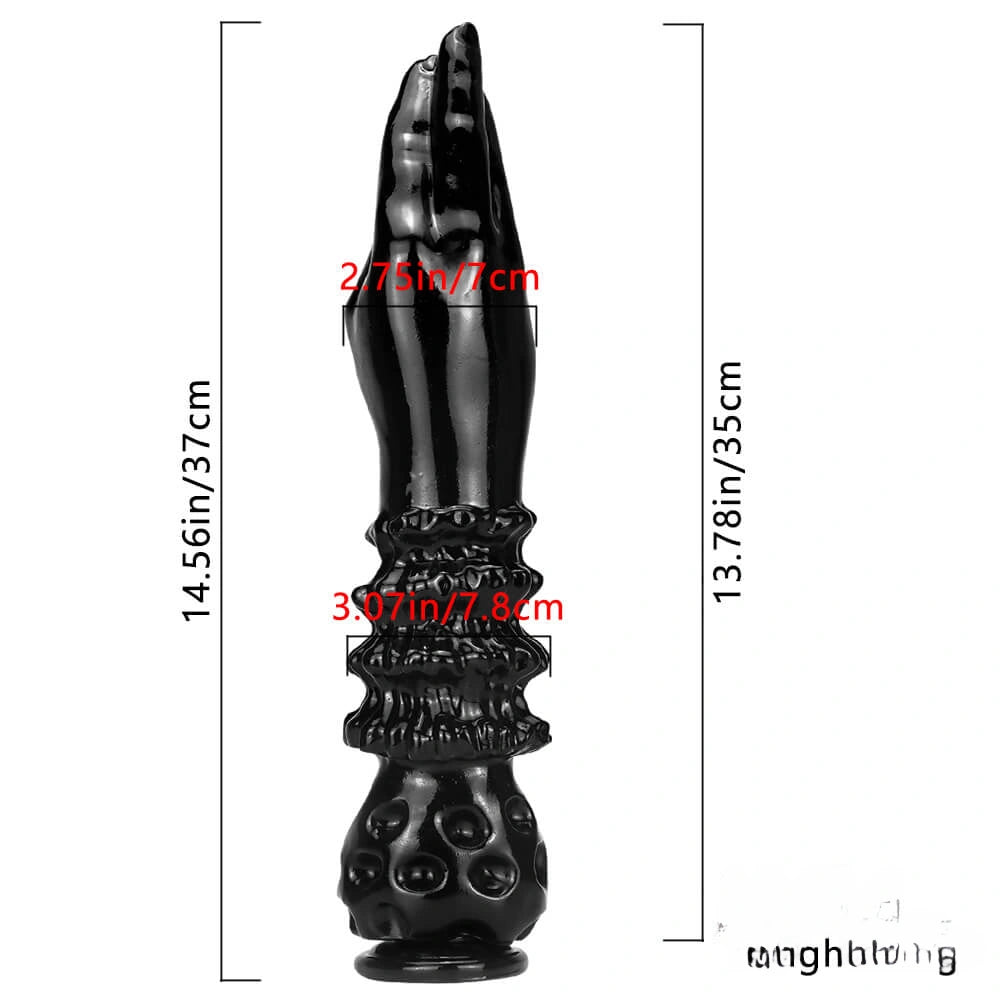 14.56in Long Huge Hands Fist Dildo With Suction Cup For Vagina Sex
