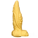 14.56in Premium Gold Liquid Large Soft Long Fantasy Silicone Dildo