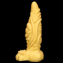 14.56in Premium Gold Liquid Large Soft Long Fantasy Silicone Dildo