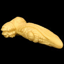 14.56in Premium Gold Liquid Large Soft Long Fantasy Silicone Dildo