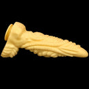 14.56in Premium Gold Liquid Large Soft Long Fantasy Silicone Dildo