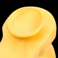 14.56in Premium Gold Liquid Large Soft Long Fantasy Silicone Dildo