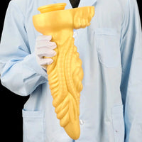 14.56in Premium Gold Liquid Large Soft Long Fantasy Silicone Dildo