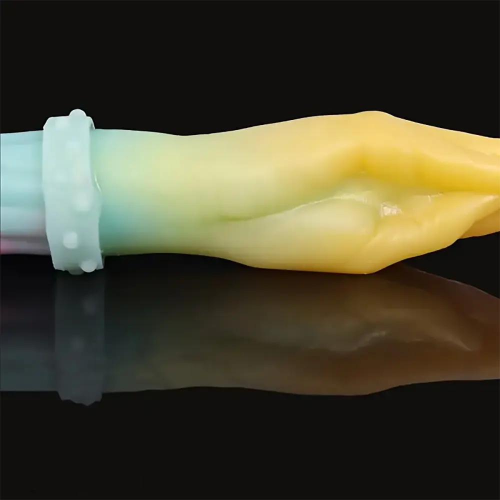14.56in Silicone Double-headed Palm Long Huge Soft Dildo For Men Fist