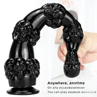 14.56in Skull Dildo Sex Toy For Men Anus Stimulation Sex Orgasm