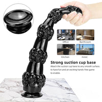 14.56in Skull Dildo Sex Toy For Men Anus Stimulation Sex Orgasm