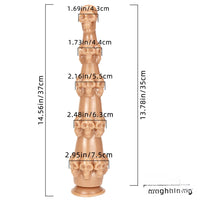 14.56in Skull Dildo Sex Toy For Men Anus Stimulation Sex Orgasm