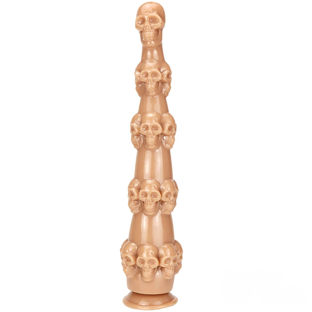 14.56in Skull Dildo Sex Toy For Men Anus Stimulation Sex Orgasm