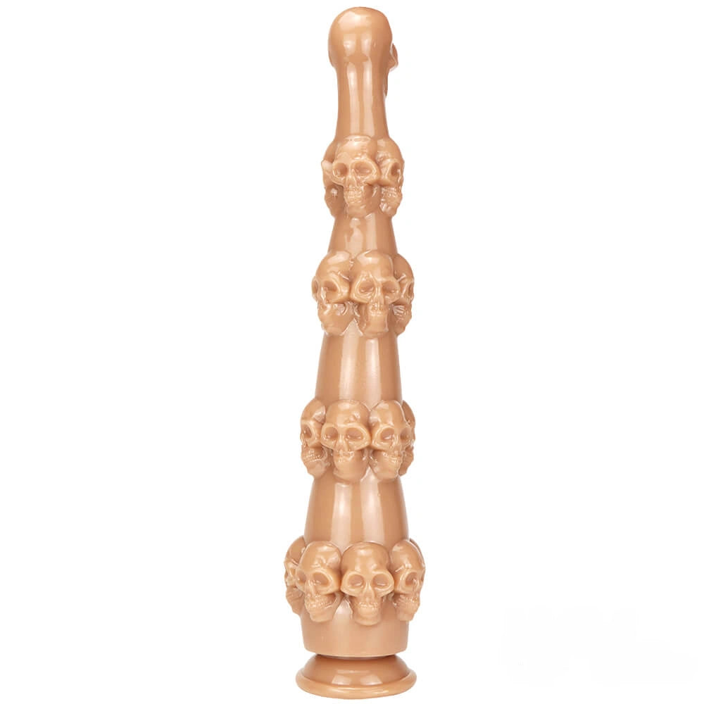 14.56in Skull Dildo Sex Toy For Men Anus Stimulation Sex Orgasm