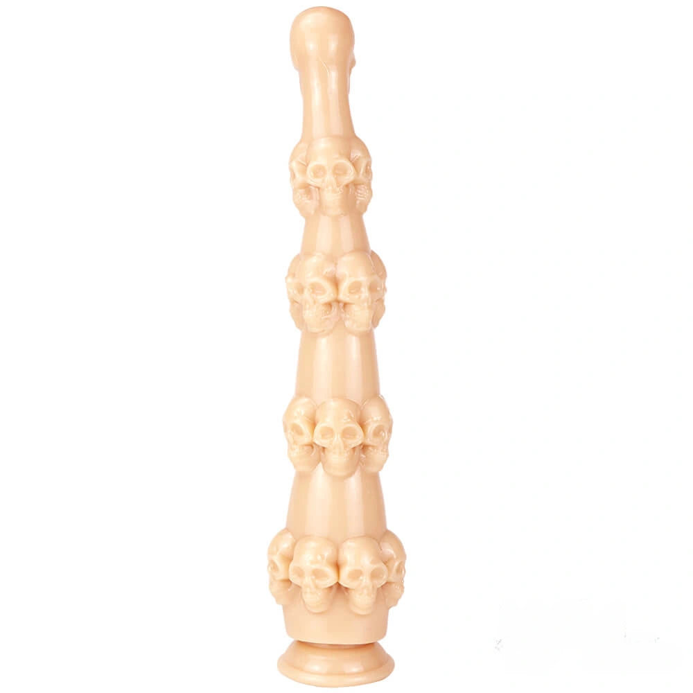 14.56in Skull Dildo Sex Toy For Men Anus Stimulation Sex Orgasm