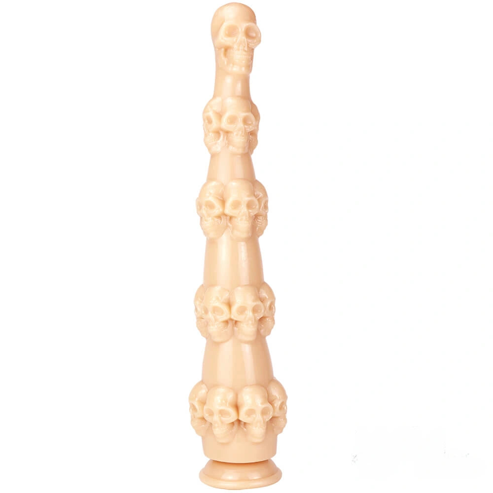 14.56in Skull Dildo Sex Toy For Men Anus Stimulation Sex Orgasm