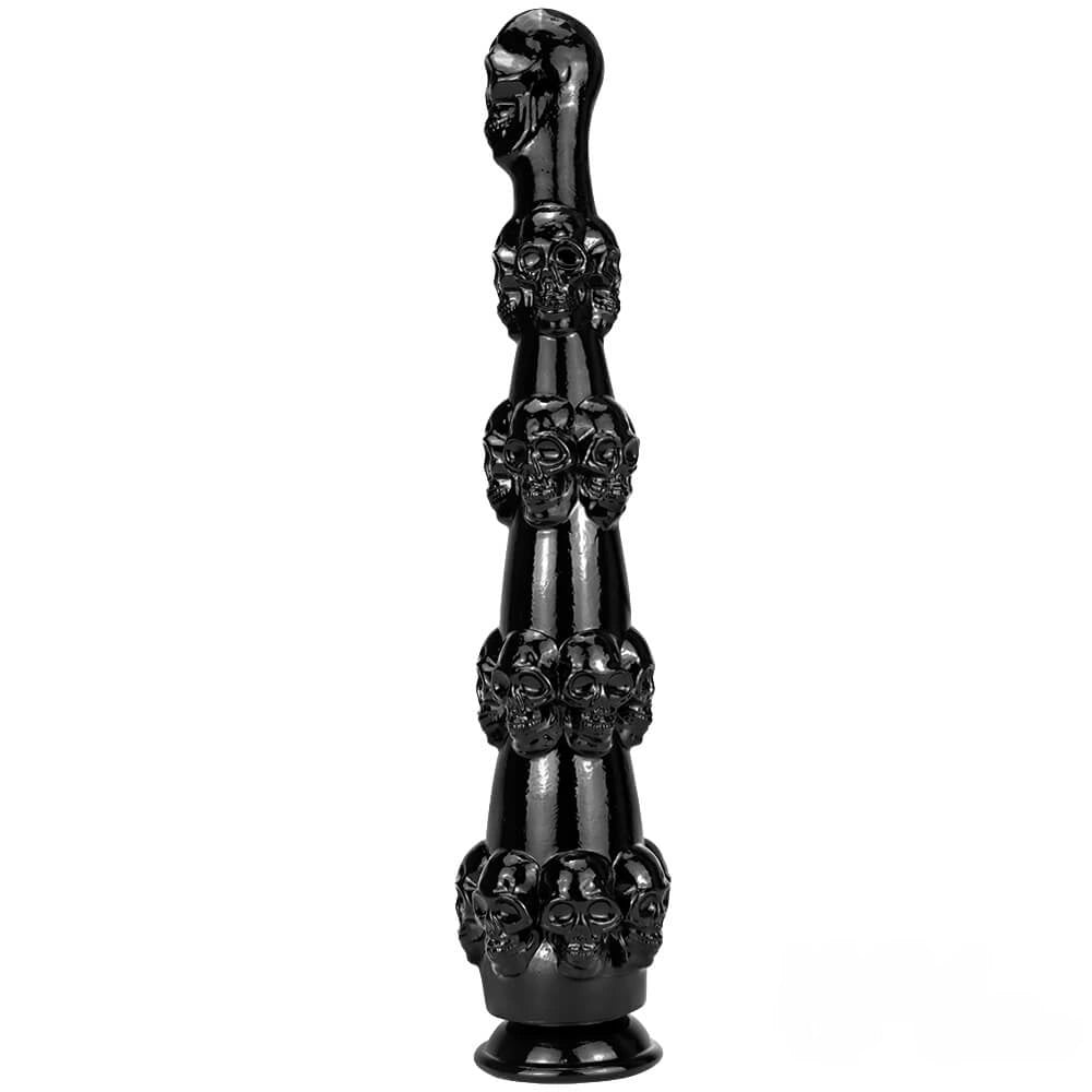 14.56in Skull Dildo Sex Toy For Men Anus Stimulation Sex Orgasm