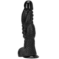 14.56in Women Men Big Black Thick Long Dragon Fantasy Monster Dildo