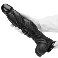 14.56in Women Men Big Black Thick Long Dragon Fantasy Monster Dildo