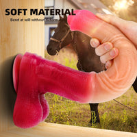 14.57in Big Horse Dildo Ombre Soft New Dildo For Women