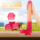 14.57in Big Horse Dildo Ombre Soft New Dildo For Women